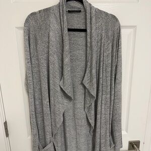 Banana Republic Gray Open Front Cardigan
